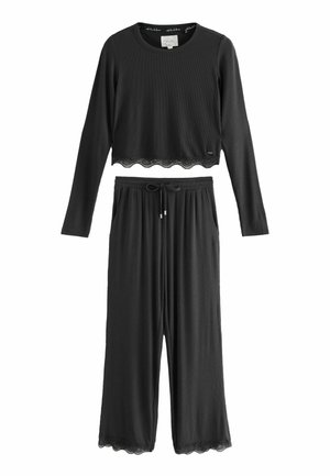 REGULAR FIT LONG SLEEVE  - Nattøj sæt - black