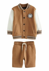 Next LETTERMAN SET  - REGULAR FIT - Træningssæt - tan brown monkey