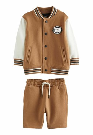 LETTERMAN SET  - REGULAR FIT - Tepláková súprava - tan brown monkey