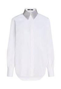 KARL LAGERFELD ESSENTIALS RHINESTONE COLLAR - Blusa - white
