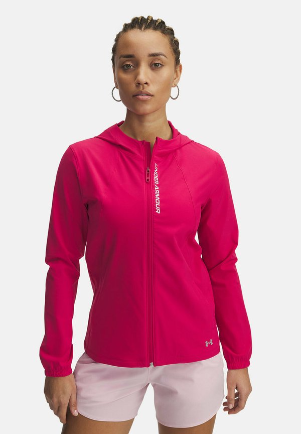 OUTRUN THE STORM - Running jacket - shaded fuchsia