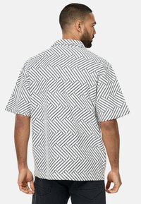 INDICODE JEANS KURZARM INPROVO - Vapaa-ajan kauluspaita - charcoal mix
