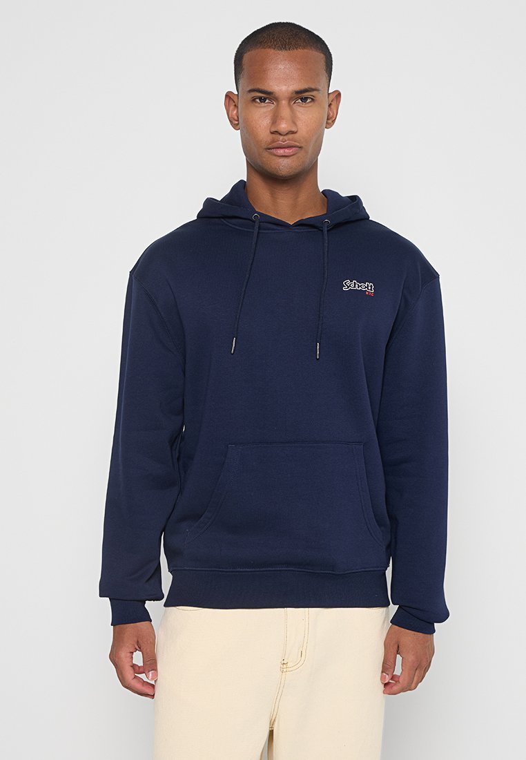 Schott Hoodie donkerblauw
