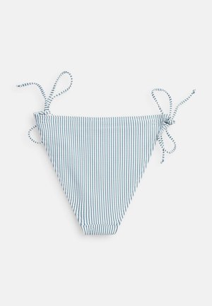Seaside, SEERSUCKER BIKINI TIE BOTTOM W - Bas de bikini - sage green stripe