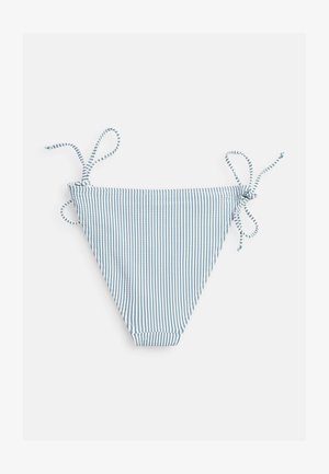 Seaside, SEERSUCKER BIKINI TIE BOTTOM W - Bas de bikini - sage green stripe