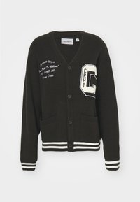 DUCKS - Chaqueta de punto - black/wax