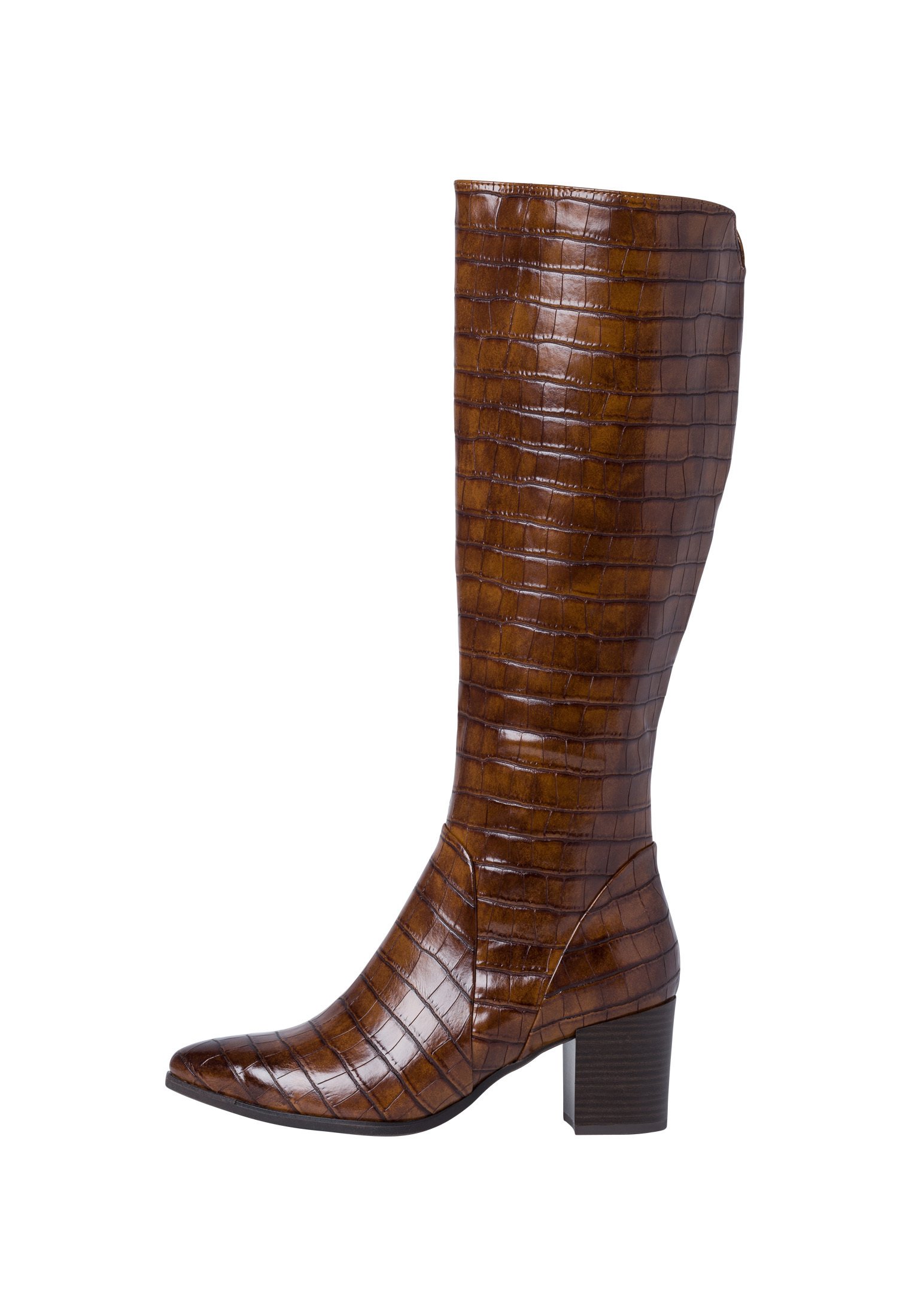 Marco Tozzi Laarzen - chestnut croco/bruin - Zalando.nl