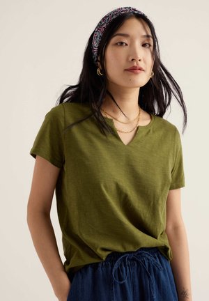 Seasalt Cornwall, SEASALT CORNWALL KELLOW T-SHIRT - Osnovna majica kratkih rukava - creek