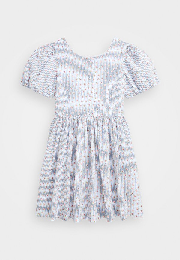 FLORAL COTTON SEERSUCKER DRESS - Day dress - sylvia floral2