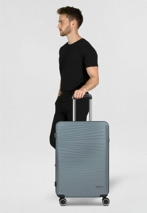 FRANKY, DALLAS 3.0 4 ROLLEN TROLLEY M 65 CM MIT DEHNFALTE UNISEX - Trolley - grey