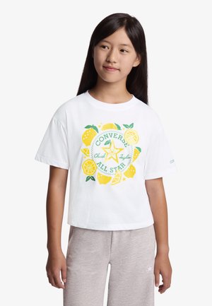 LEMON - Marškinėliai su spaudiniu - white