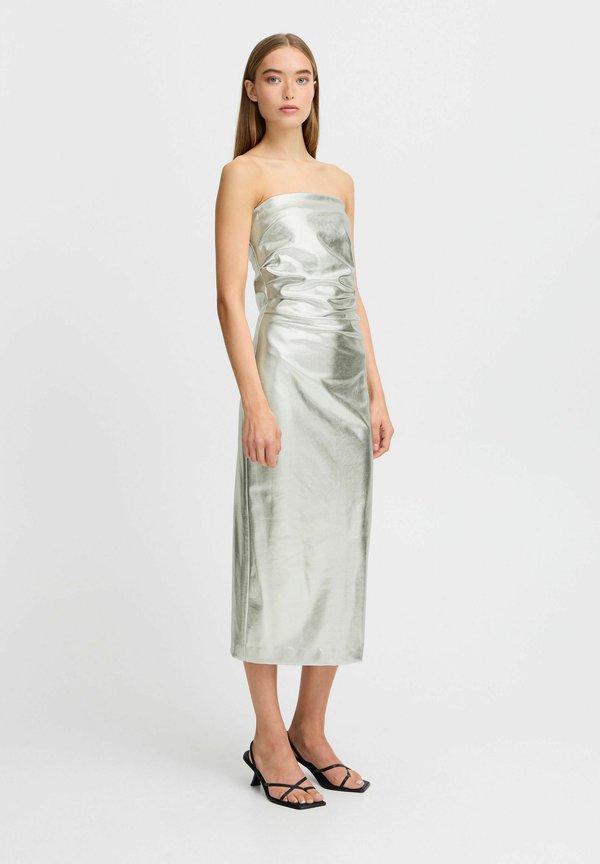 IHKATE METALLIC - Cocktail dress / Party dress - silver2
