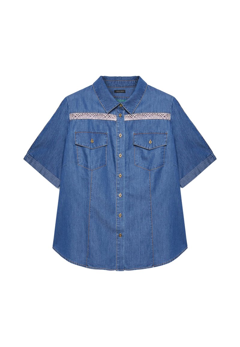Fiorella Rubino Overhemdblouse blauw