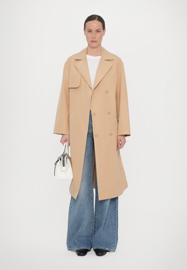 COAT - Trenchcoat - wood grain2