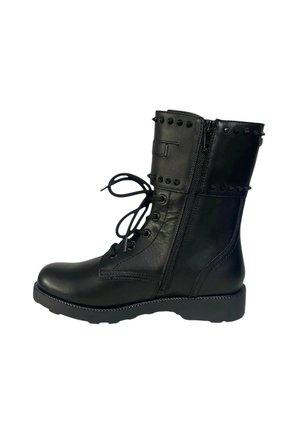 Stivaletti con plateau - nero