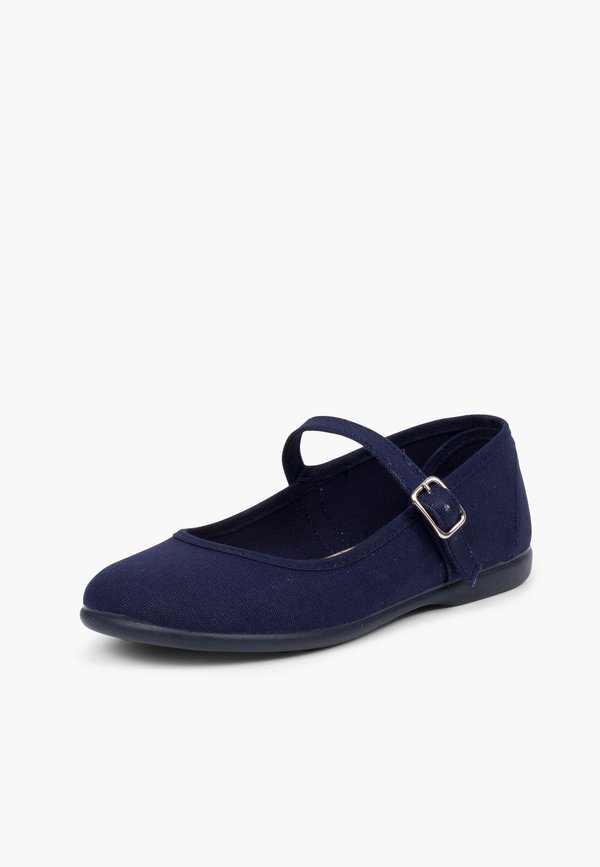 MERCEDITA CIERRE HEBILLA – Riemchenballerina – azul marino