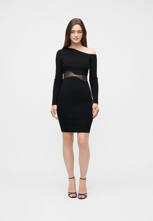 SWEATER DRESS - Robe de soirée - jet black