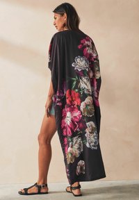 Next MAXI KIMONO COVER-UP - Vasaras jaka - black floral