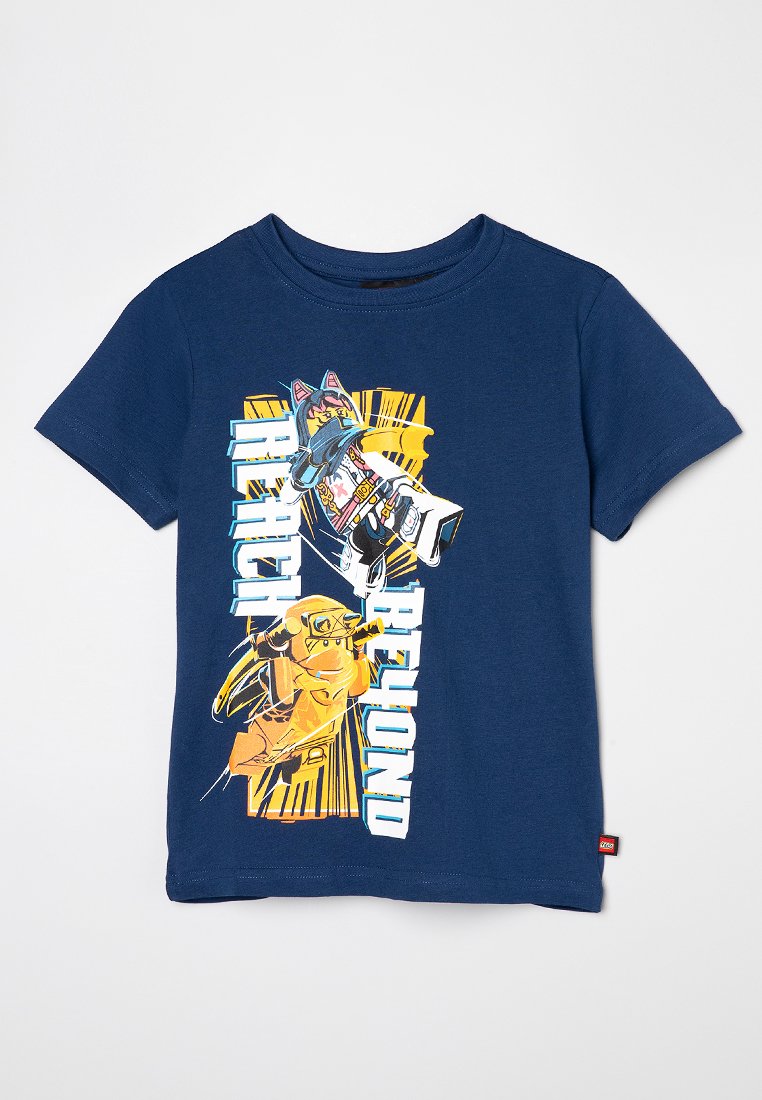 LEGO® kidswear T-shirt print donkerblauw