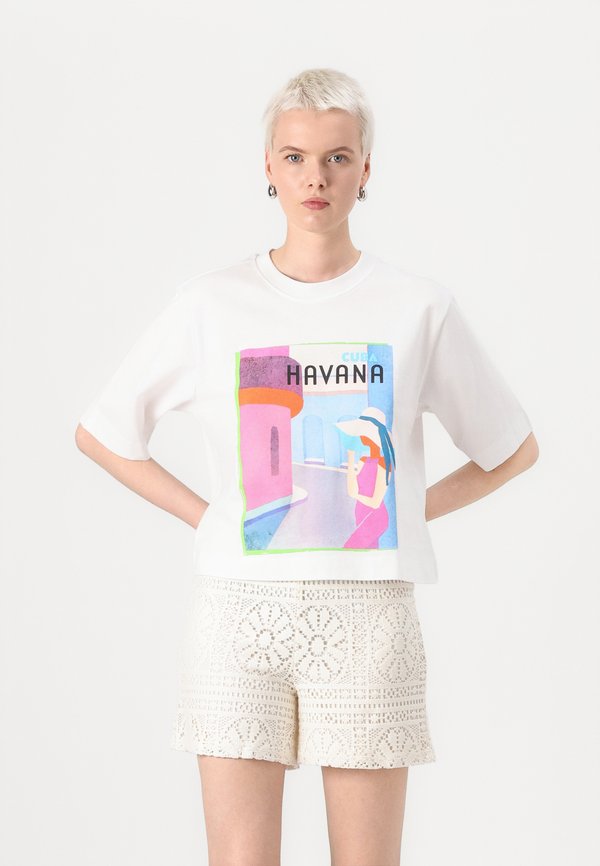 ONLVEGA LIFE VIBE BOX - Print T-shirt4