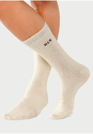 H.I.S, 10PACK - Socken -  marine orange khaki plum beige meliert jeans meliert grau meliert anthrazit meliert braun schwarz