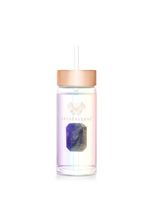 AMETHYST WATER BOTTLE WITH STRAW - HOLOGRAM - Borraccia - hologram