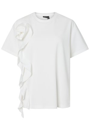 Pieces, PCSKYLAR ROSE - T-shirt print - bright white