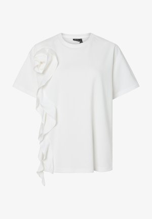 Pieces, PCSKYLAR ROSE - T-Shirt print - bright white