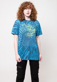 Paradiso Clothing DAY DOOKIE LINE ART TIE DYE  - Print T-shirt - blue