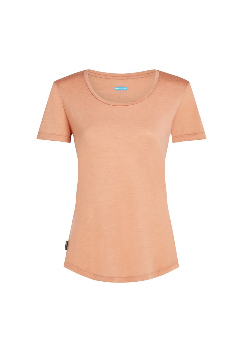Icebreaker T-shirt basic zandkleur