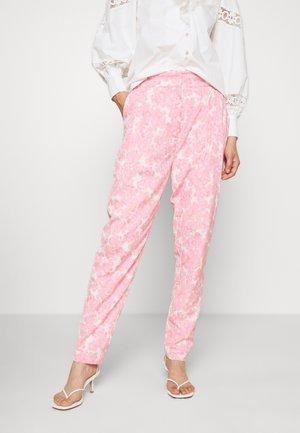 ORLANDO PANTS - Pantalon classique - pink/white