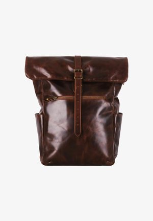 Buckle & Seam Mochila - brown