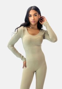 Cherry Koko OVERALL - Jumpsuit - taupe