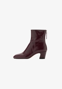 Mango Classic ankle boots bordeaux
