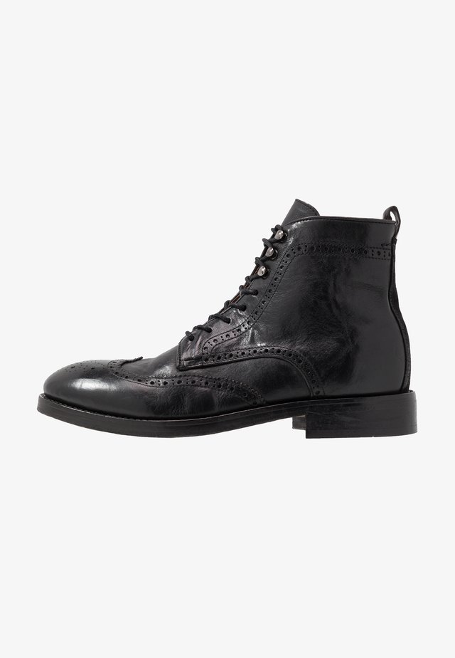 SHERWOOD - Nauhalliset nilkkurit - black