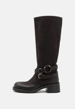 COUNTRYBOOT - Kaubojiški / motociklininko stiliaus aulinukai - nero