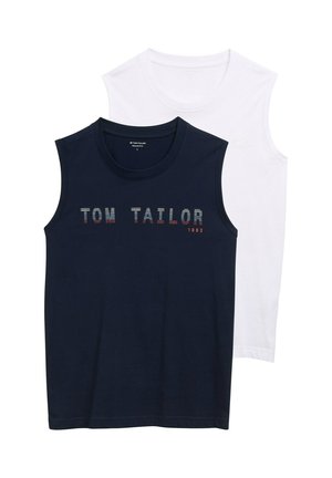 TANK IM 2ER-PACK - Top - sky captain blue