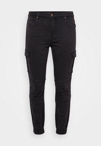 CARMISSOURI PANTS - Kapsáče - washed black