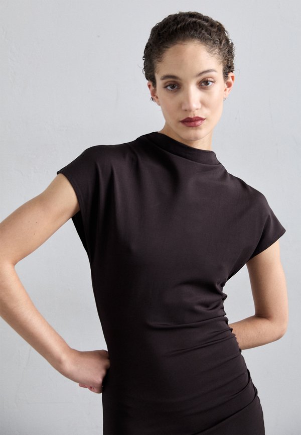 ALIZ - Jersey dress - dark plum3