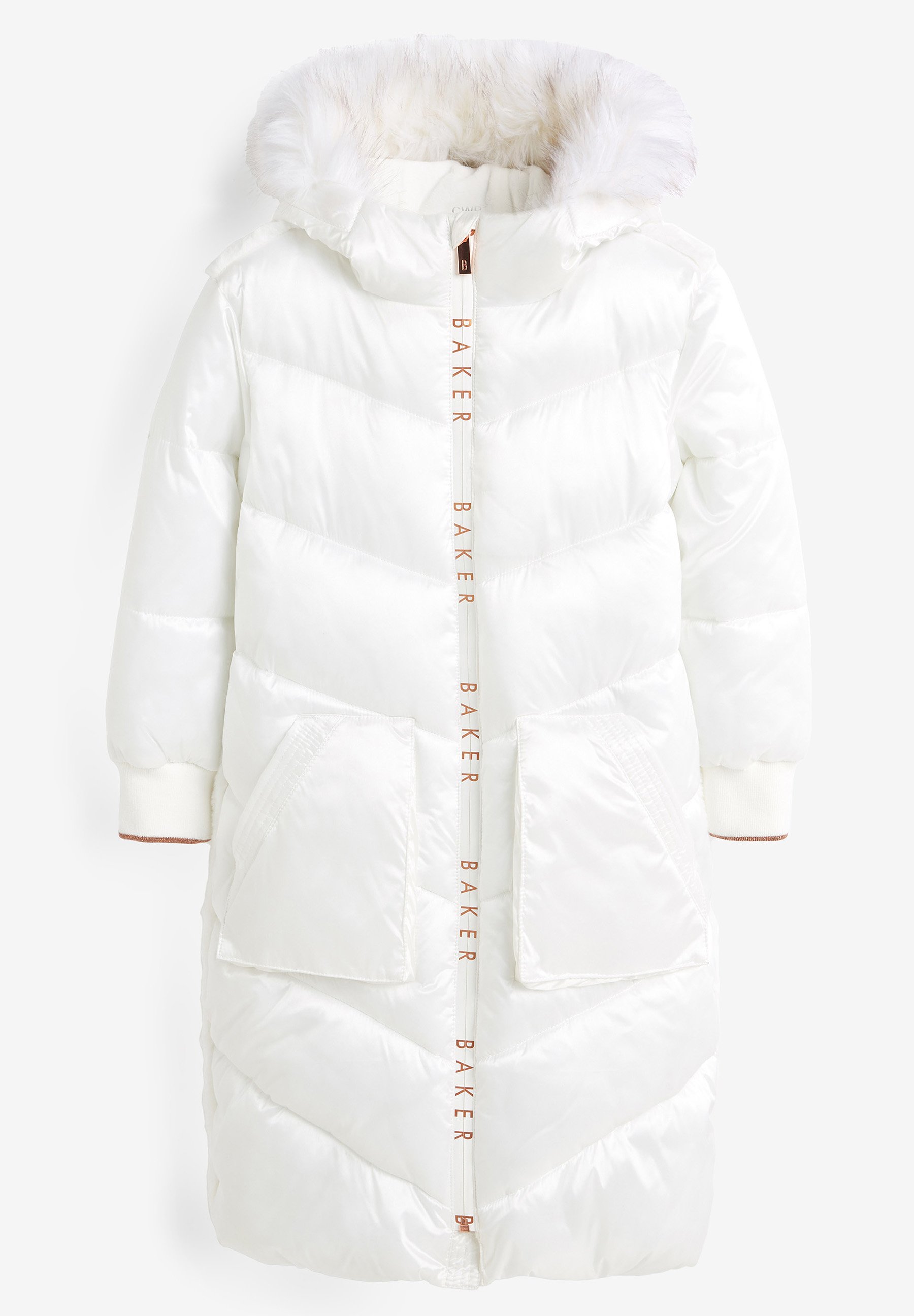 white ted baker coat