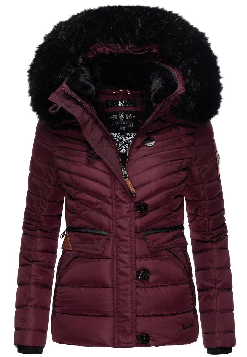 Damen Leichte Jacken | Navahoo Winterjacke dark red melange/bordeaux - FO78604 Damen Leichte Jacken | Navahoo Winterjacke dark red melange/bordeaux - FO78604