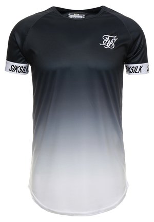 T-shirt med print - black