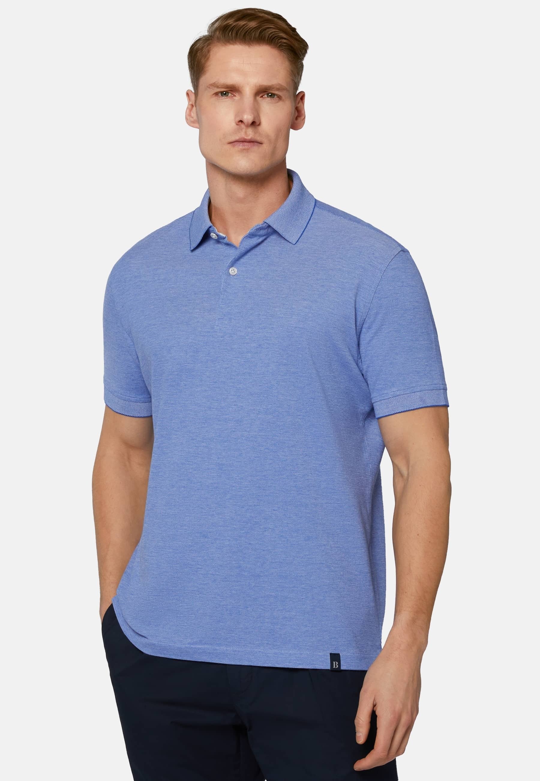 Boggi Milano Polo - blue/bleu - ZALANDO.FR