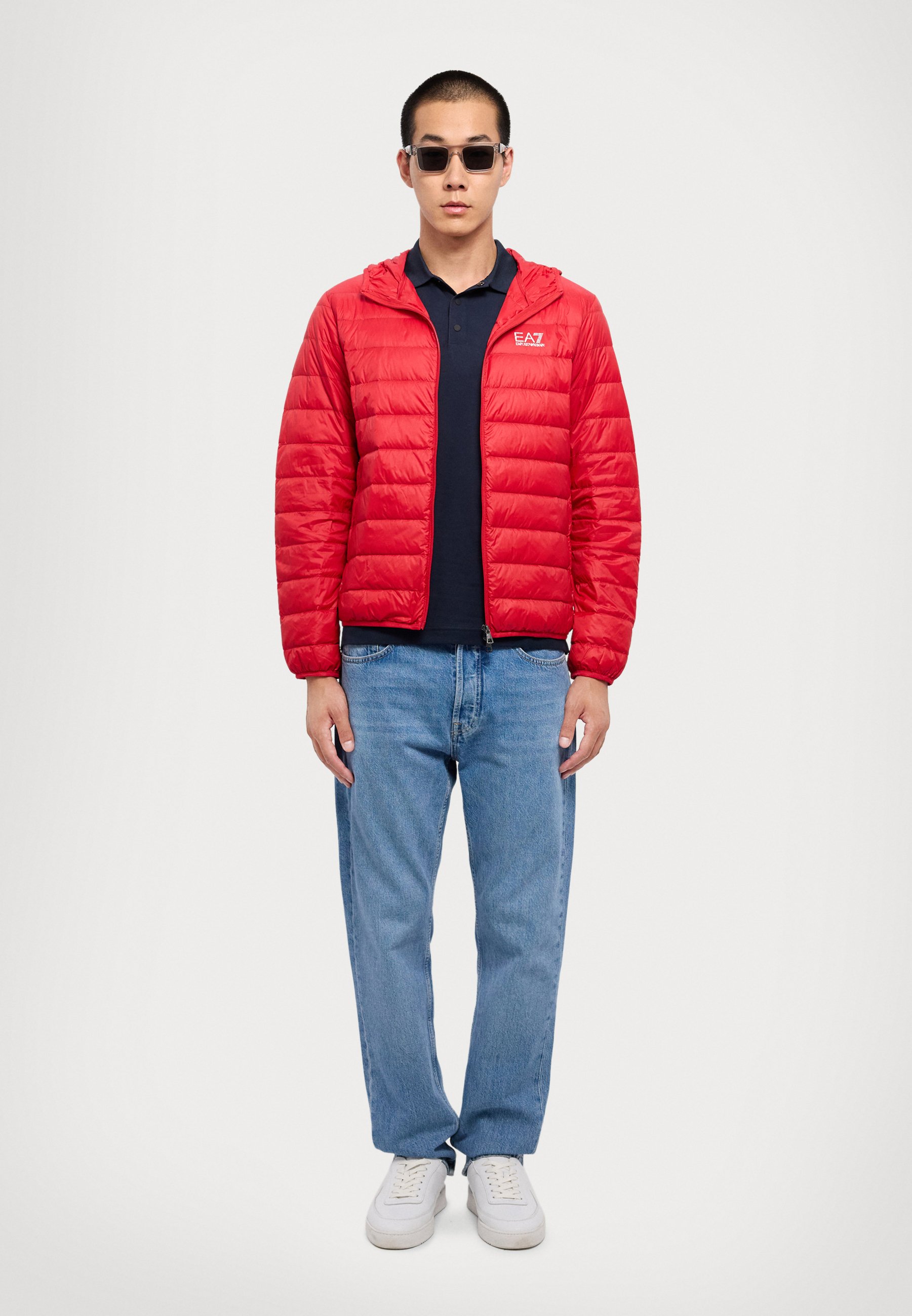 EA7 Emporio Armani TRAIN CORE - Chaqueta de plumas - salsa/rojo