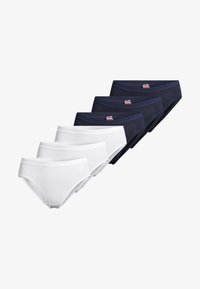 Niewybrane, weiß dunkelblau