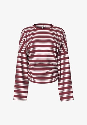 Pieces, OBERTEIL MIT LANGEN ÄRMELN PCALLI - Long sleeved top - windsor wine