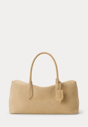 Polo Ralph Lauren BELLPORT SUEDE SATCHEL - Sac à main - cashew