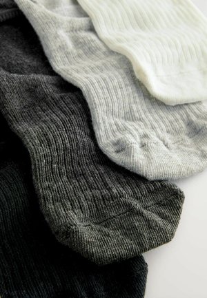 Next, INVISIBLE 4 PACK - Chaussettes - black white