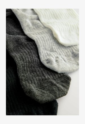 Next, INVISIBLE 4 PACK - Chaussettes - black white
