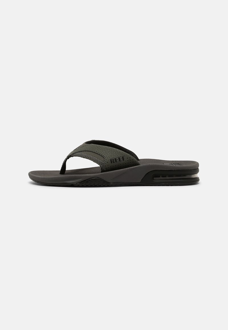 Reef FANNING UNISEX - Σανδάλια τύπου T - grey/black